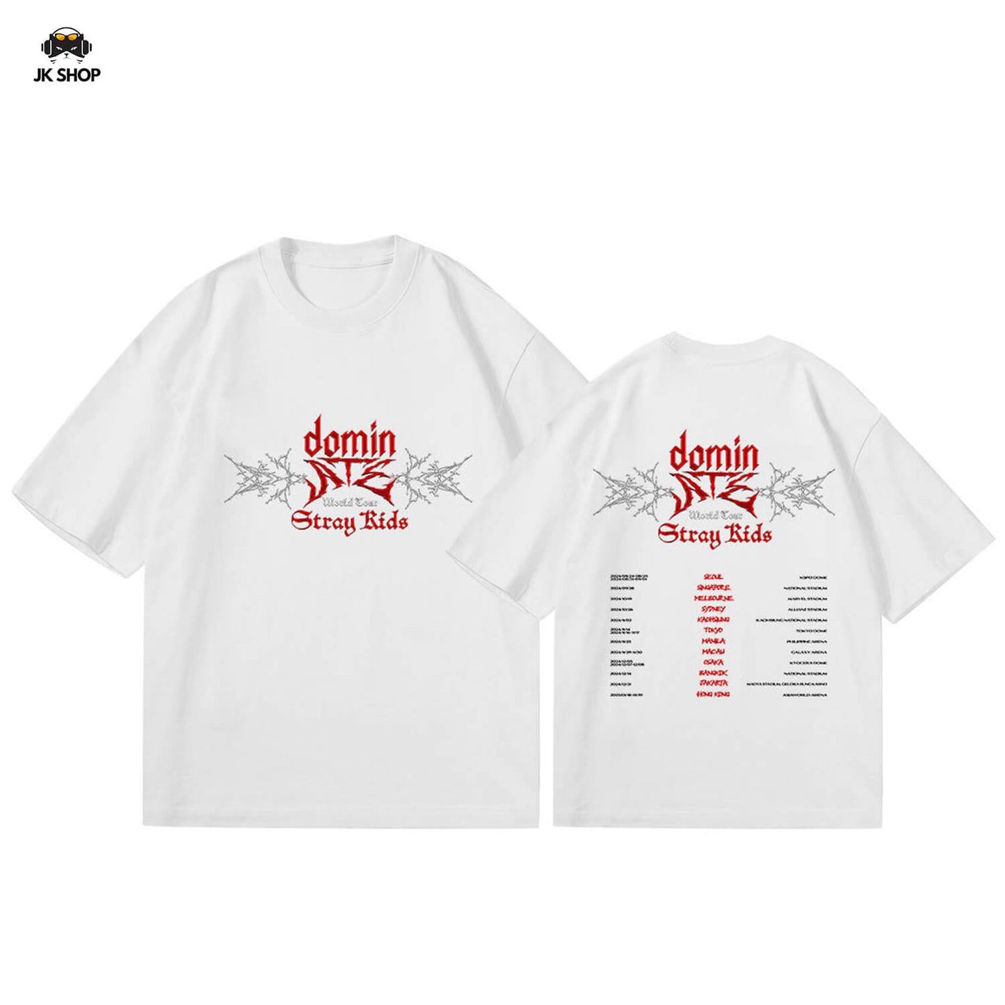 StrayKids dominATE Tour Pure Cotton T-Shirt