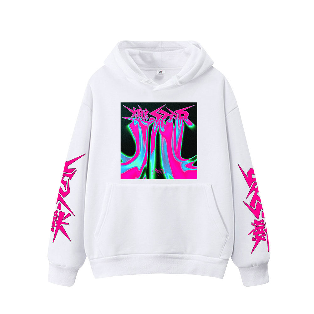 StrayKids Rockstar Album Cover Hoodie Collection