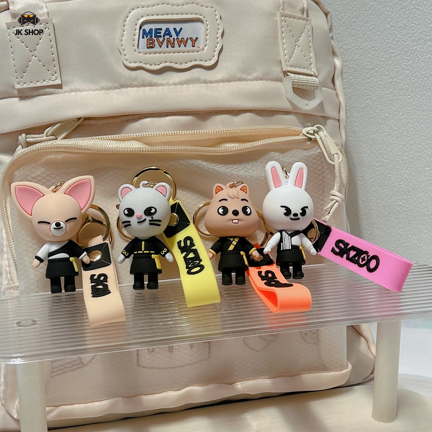 StrayKids SKzoo Silicone Keychain