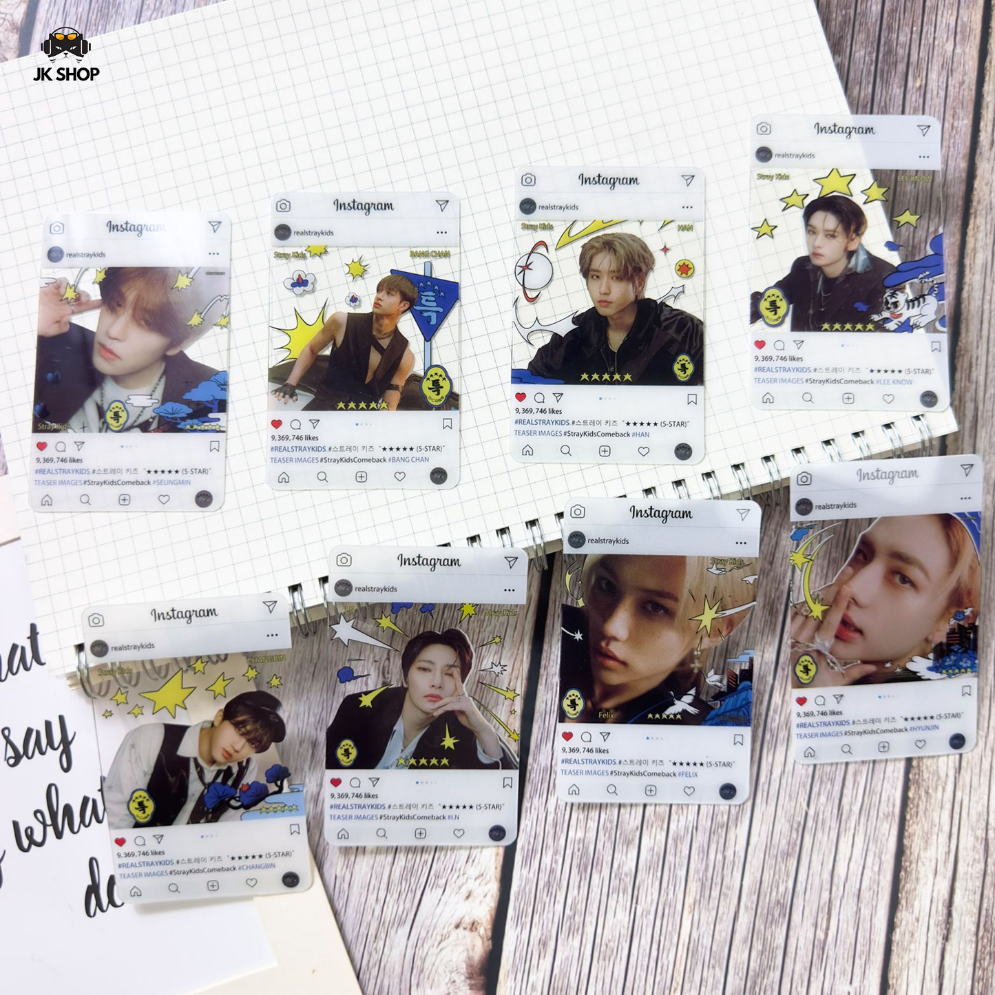 Straykids Transparent instagram Card Collection<New KARMA Collection!>
