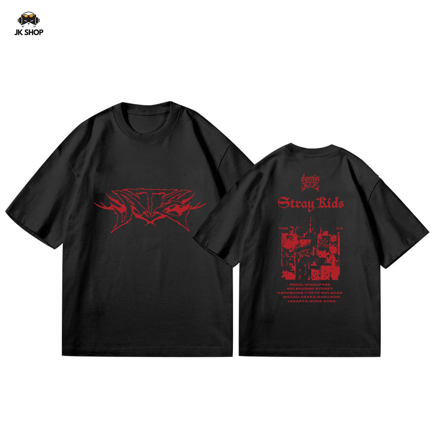 StrayKids dominATE Pure Cotton T-Shirt Collection
