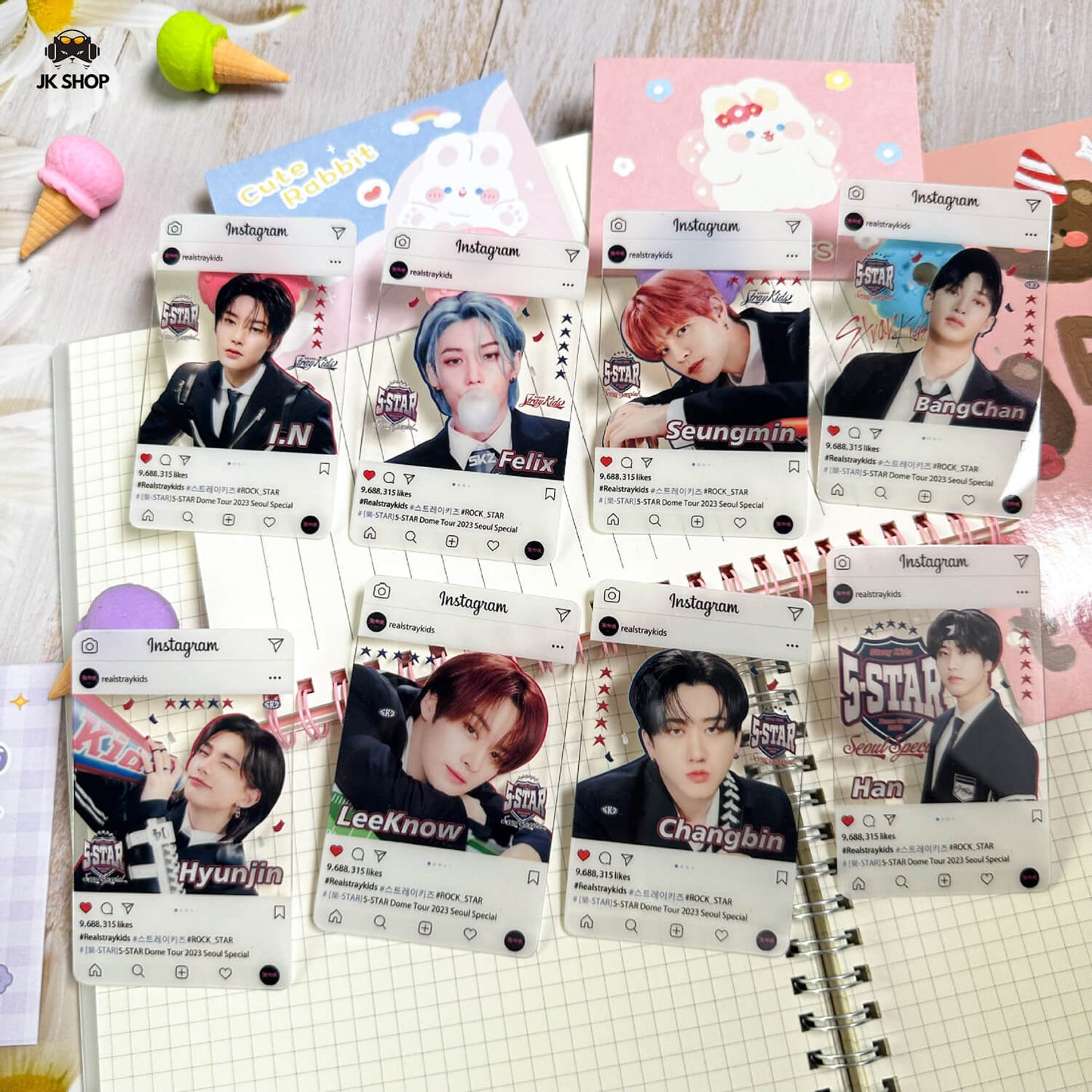 Straykids Transparent instagram Card Collection<New KARMA Collection!>