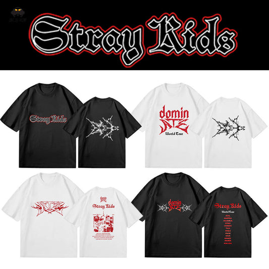 StrayKids dominATE Pure Cotton T-Shirt Collection