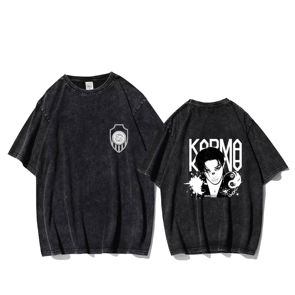 SK KARMA Tour OT8 Vintage Washed T-Shirt OT8 Collection