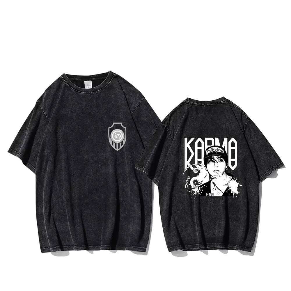 SK KARMA Tour OT8 Vintage Washed T-Shirt OT8 Collection