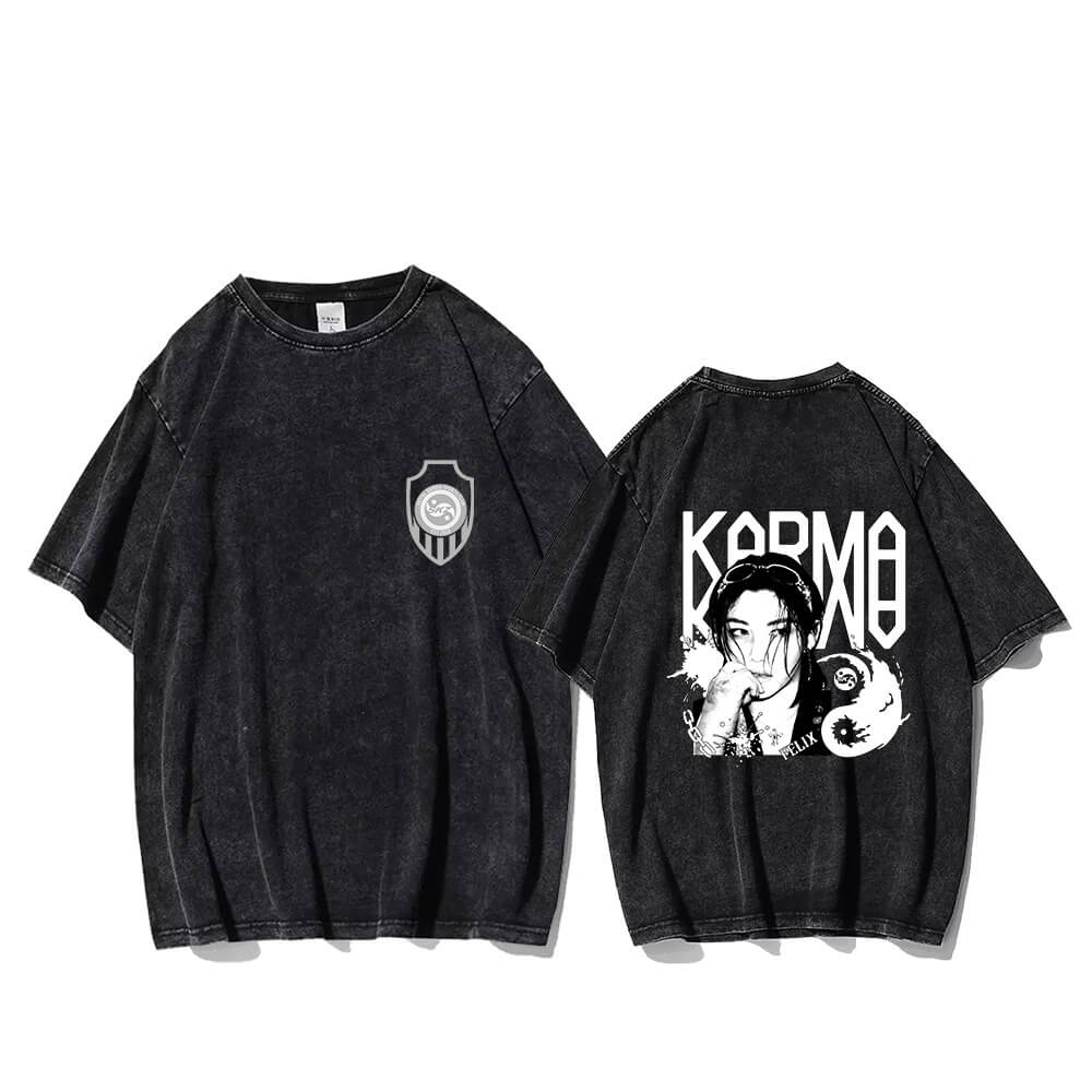 SK KARMA Tour OT8 Vintage Washed T-Shirt OT8 Collection