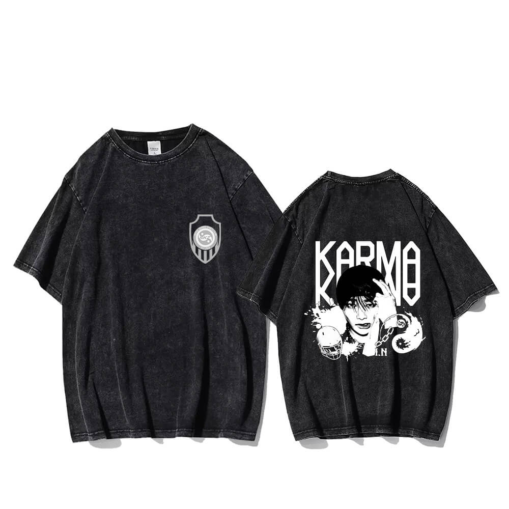SK KARMA Tour OT8 Vintage Washed T-Shirt OT8 Collection