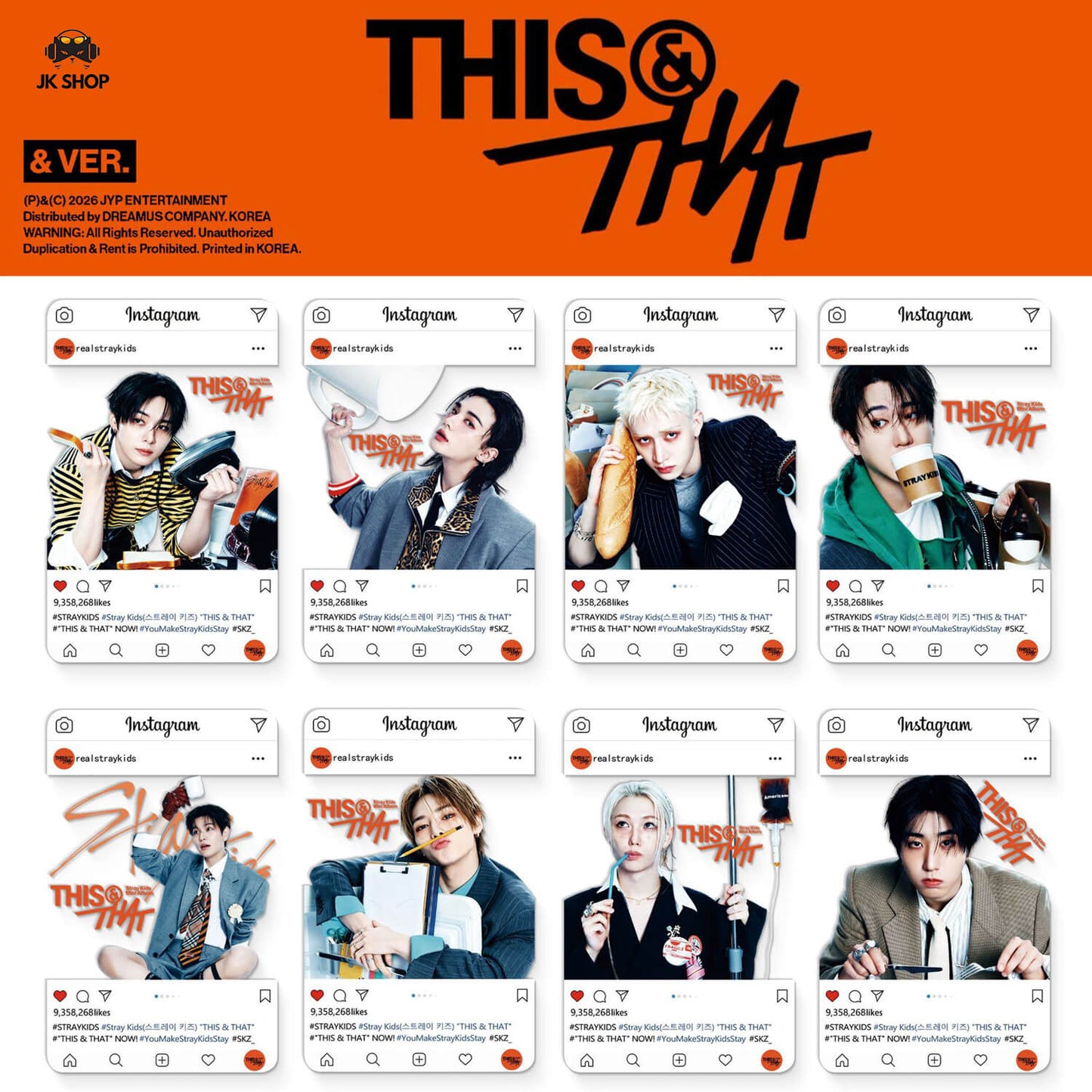 Straykids Transparent instagram Card Collection<New DO IT Collection!>