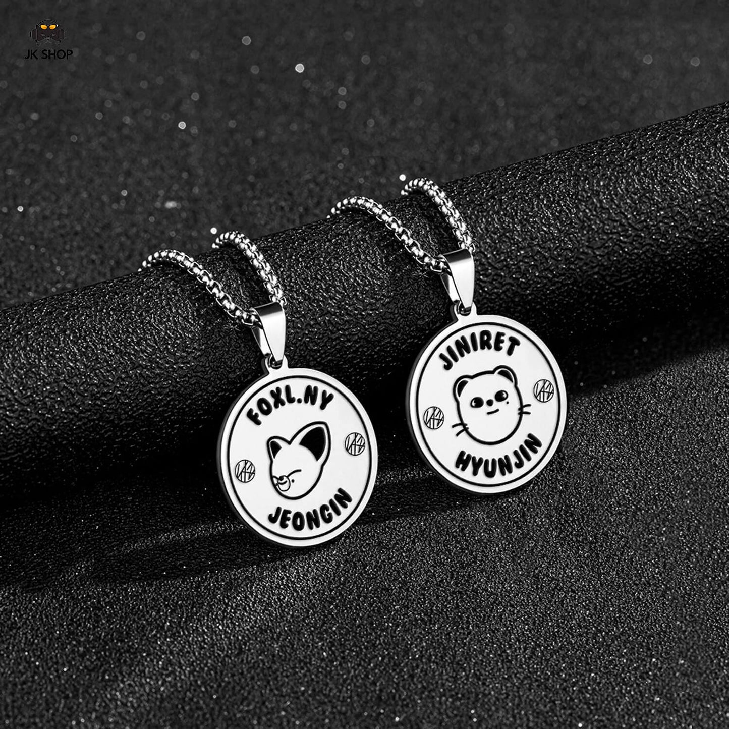 StrayKids SKzoo Disc Necklace Collection