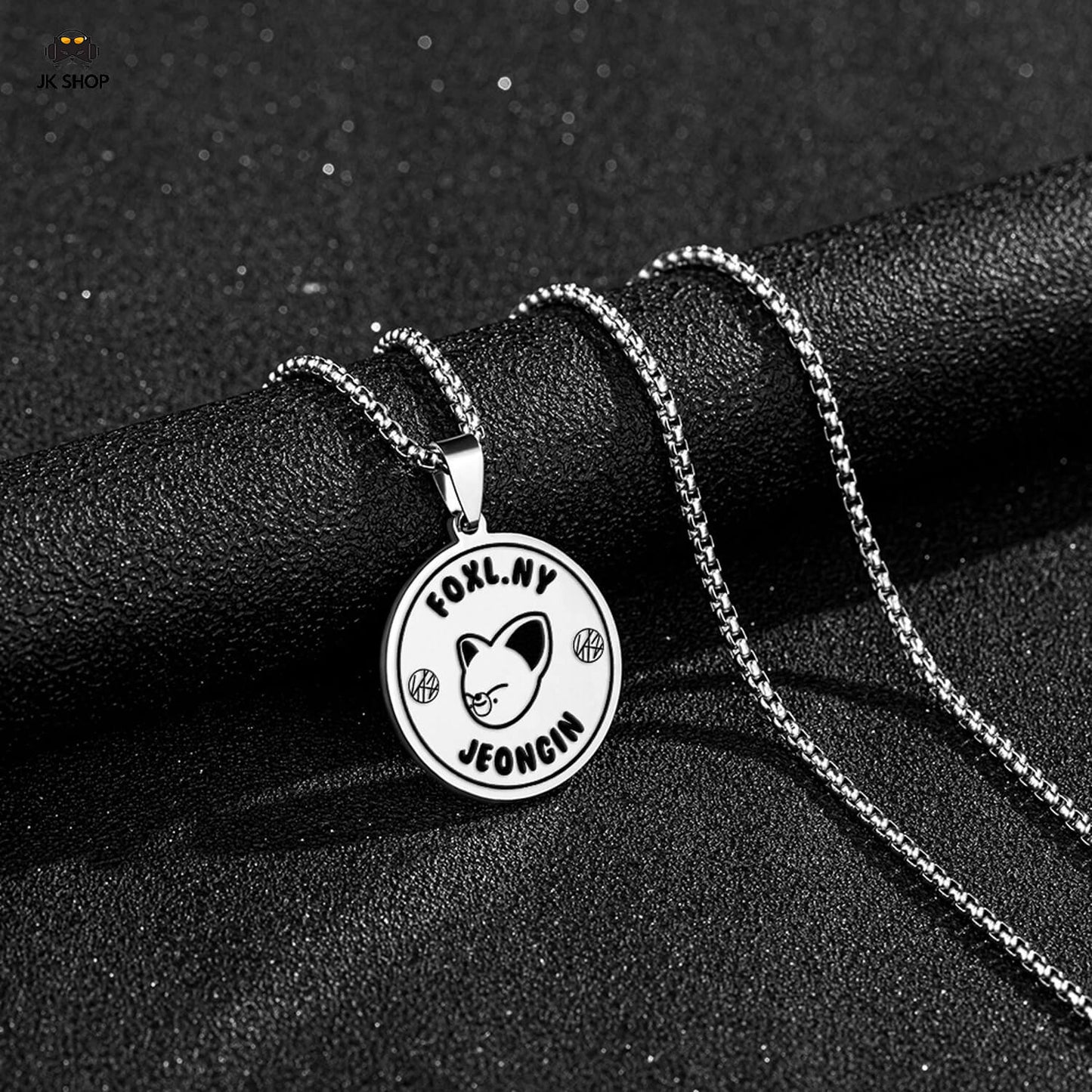 StrayKids SKzoo Disc Necklace Collection