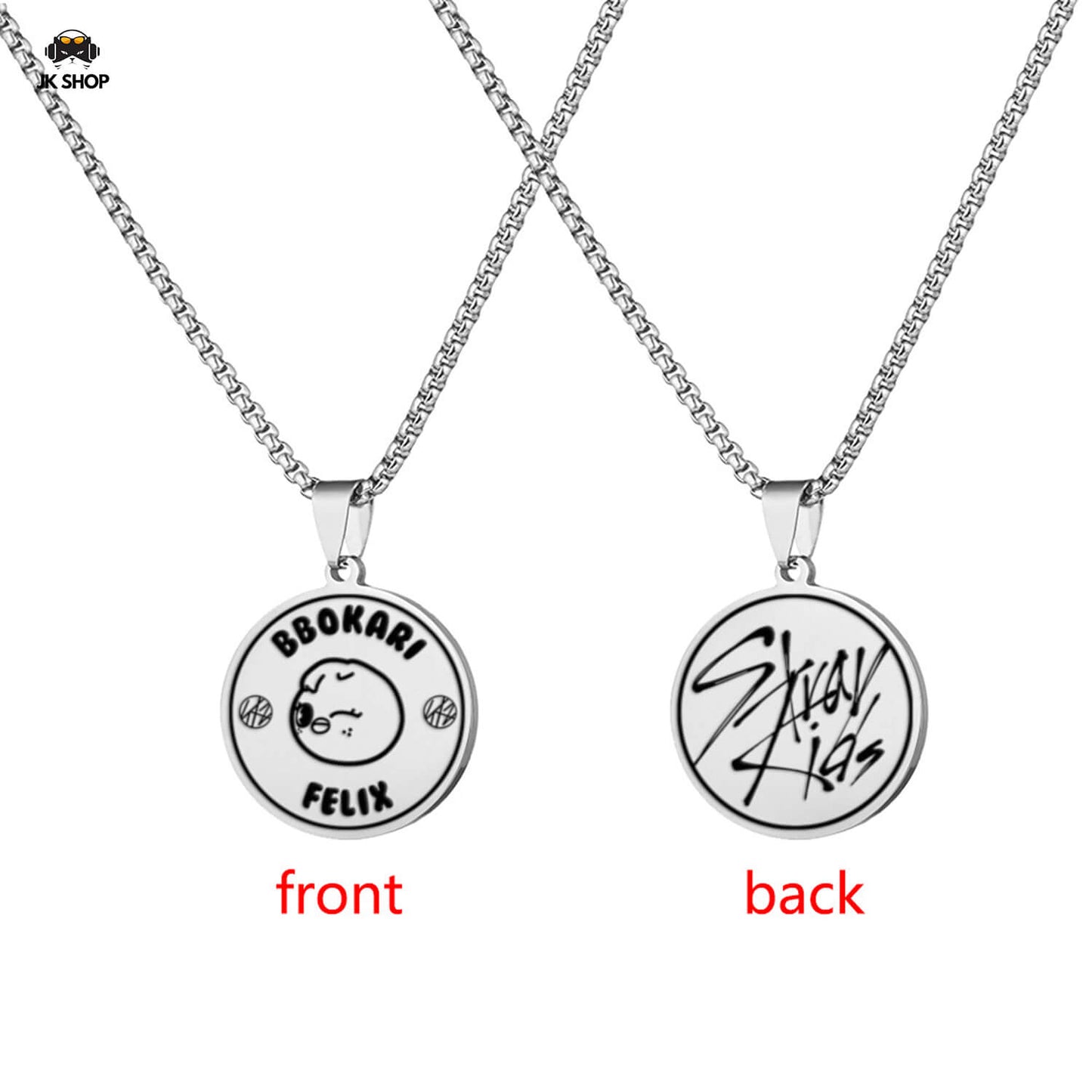 StrayKids SKzoo Disc Necklace Collection