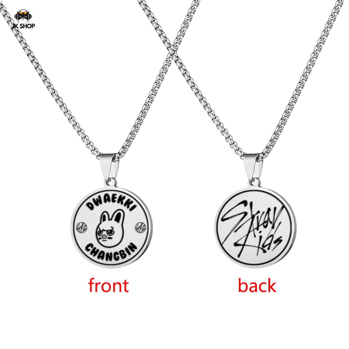 StrayKids SKzoo Disc Necklace Collection