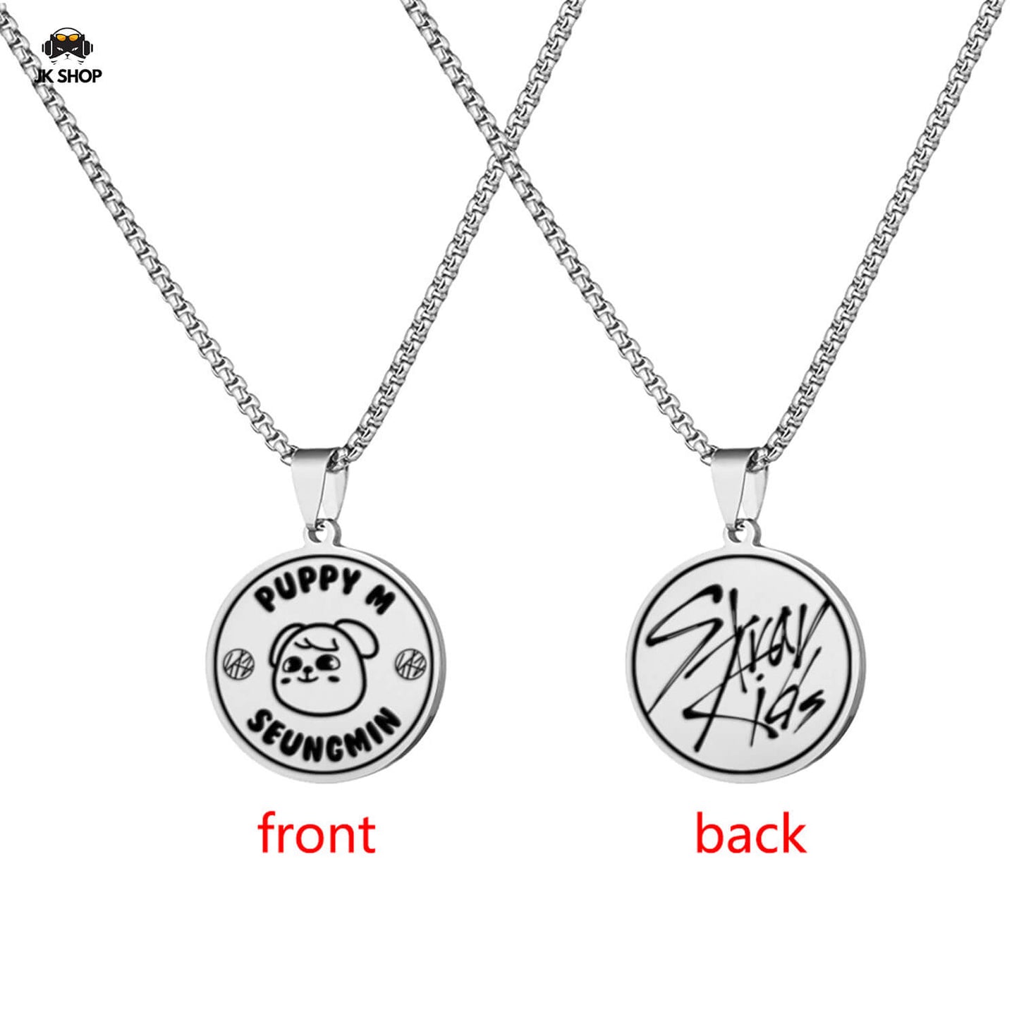 StrayKids SKzoo Disc Necklace Collection