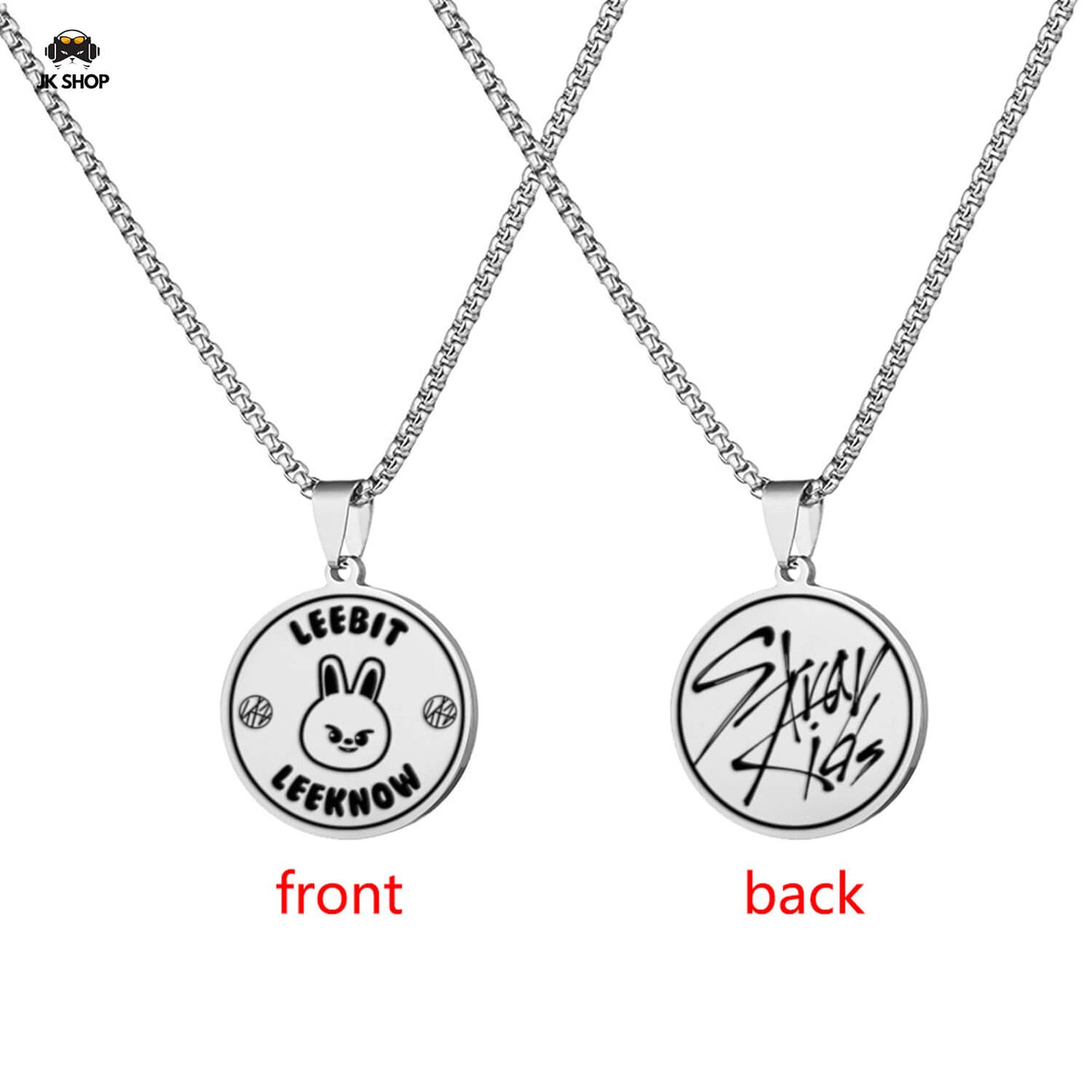 StrayKids SKzoo Disc Necklace Collection