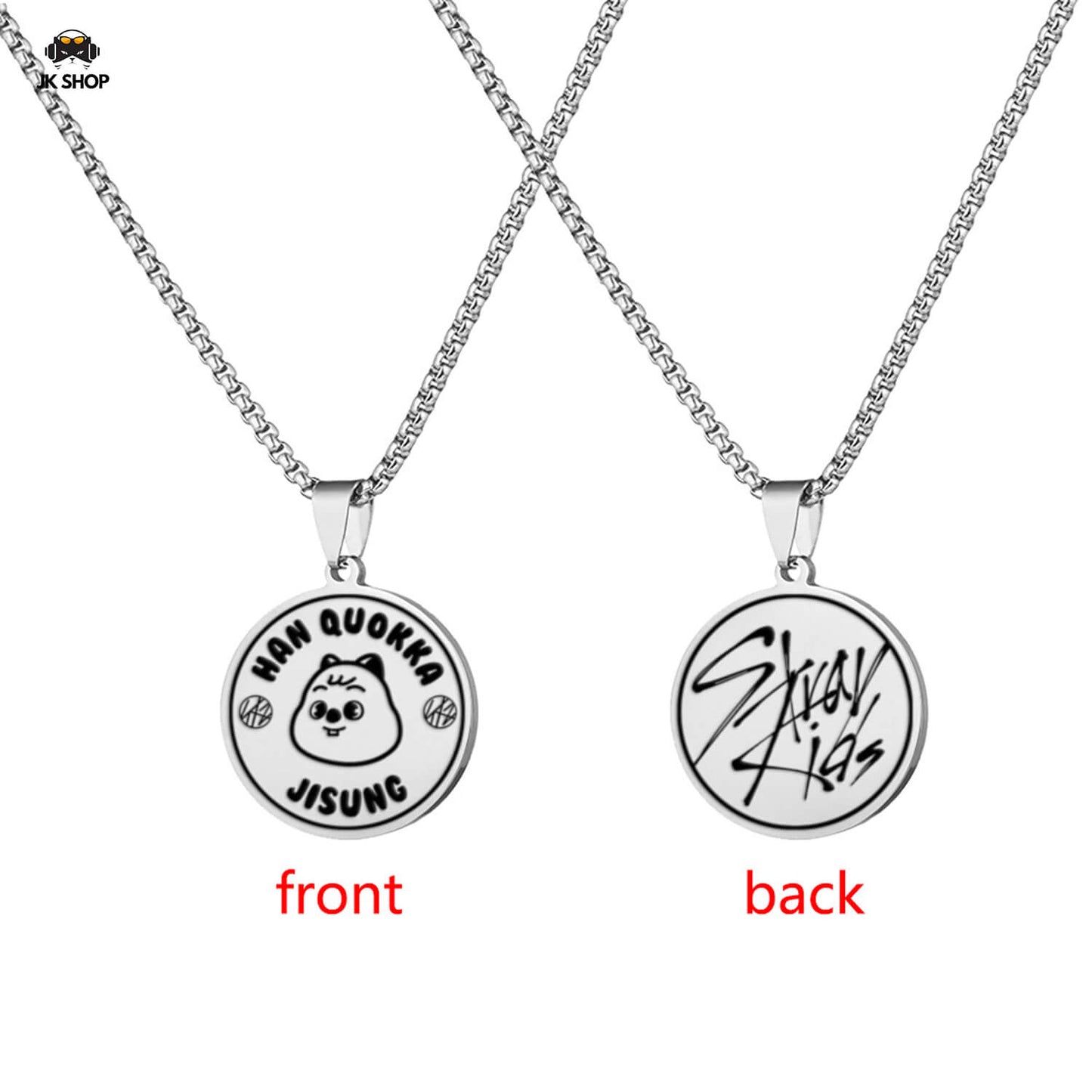 StrayKids SKzoo Disc Necklace Collection
