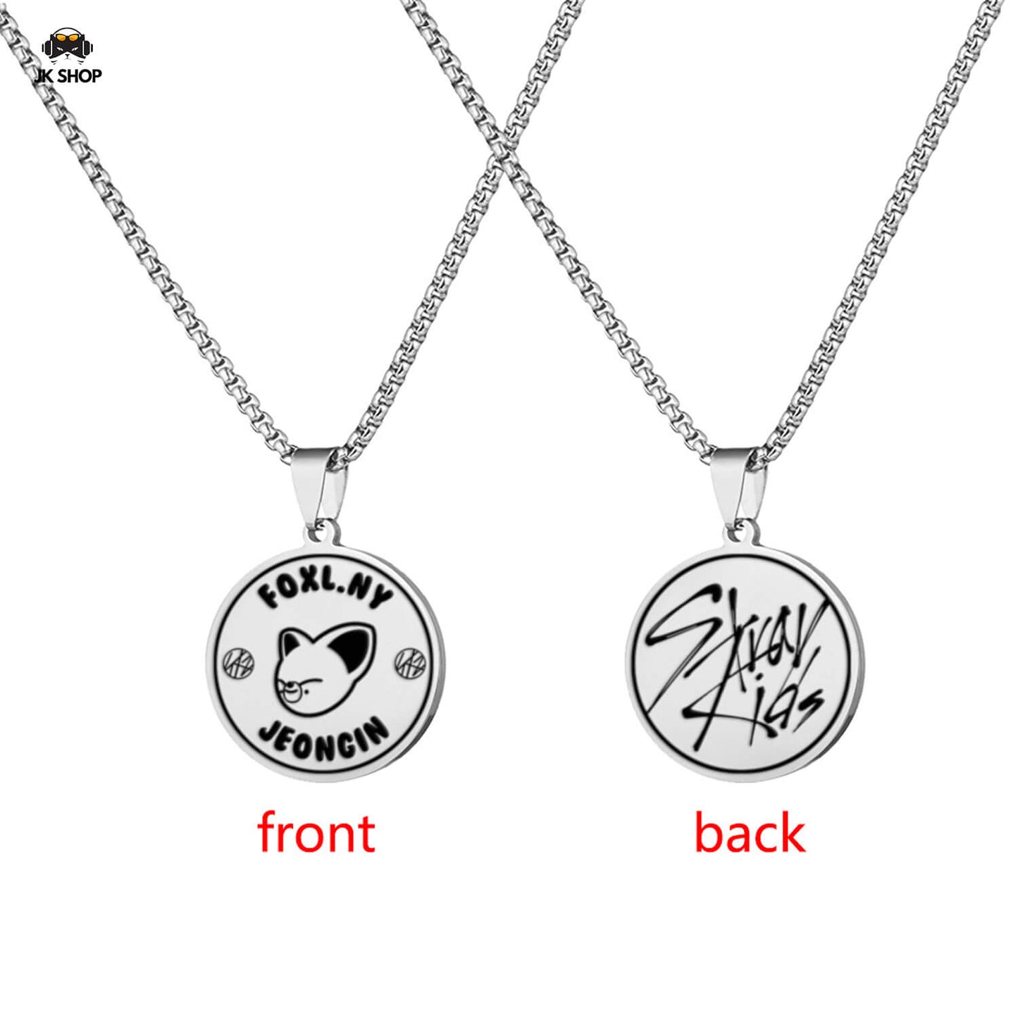 StrayKids SKzoo Disc Necklace Collection