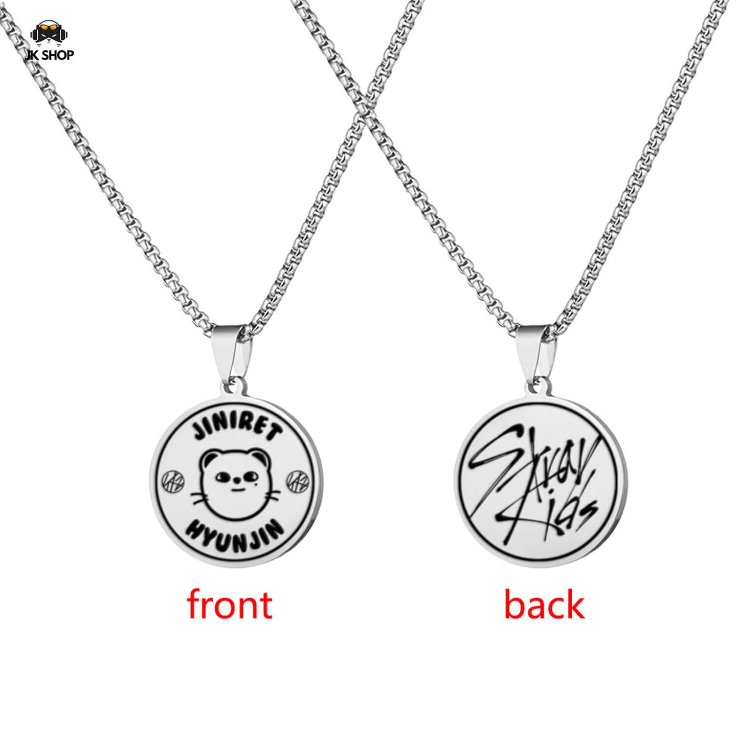 StrayKids SKzoo Disc Necklace Collection