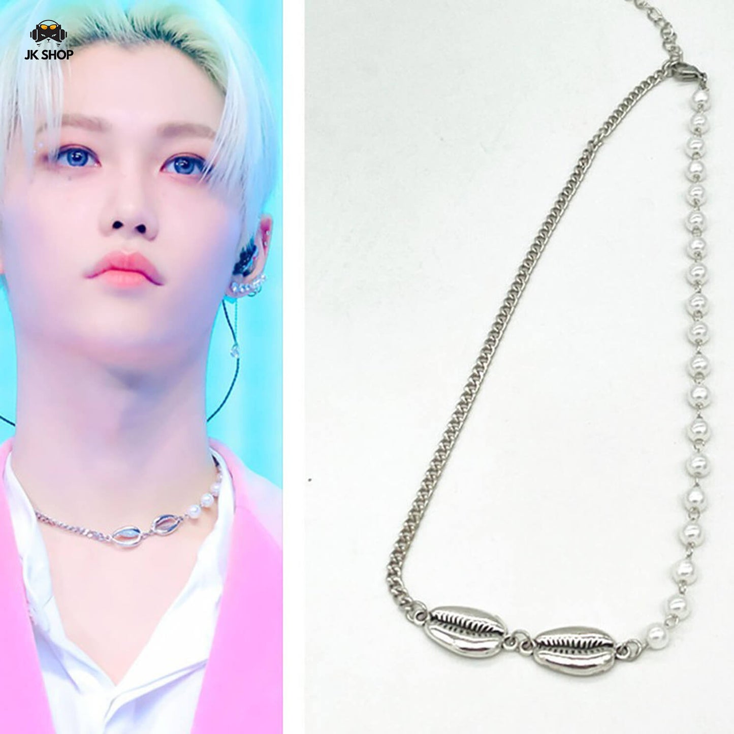SK Felix Pearl&Shell Necklaces
