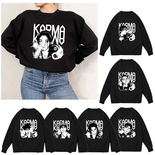 SK KARMA OT8 bias Hoodless Hoodie Collection