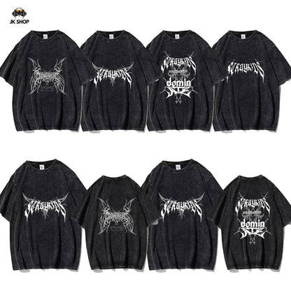 StrayKids Domin ATE Tour Vintage Washed T-Shirt Collection2