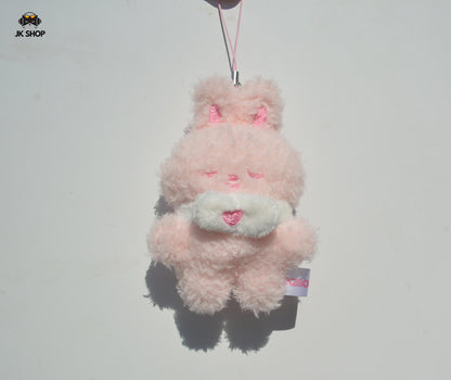 SK pink mini Scarf Plushies