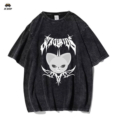 StrayKids Domin ATE Tour Vintage Washed T-Shirt Collection1