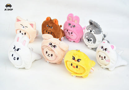 SK Lying Plushies Keychain
