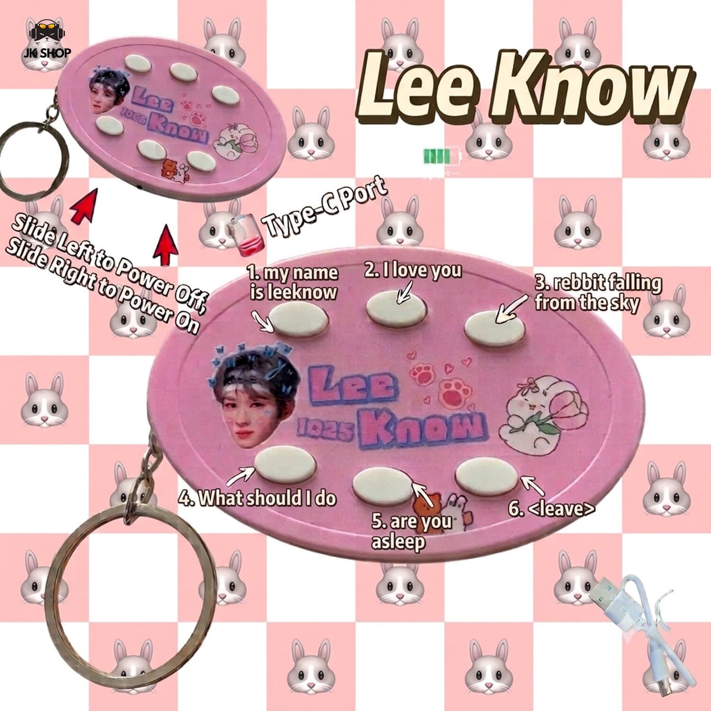 SK Sound Keychain Collection<Low in Stock>