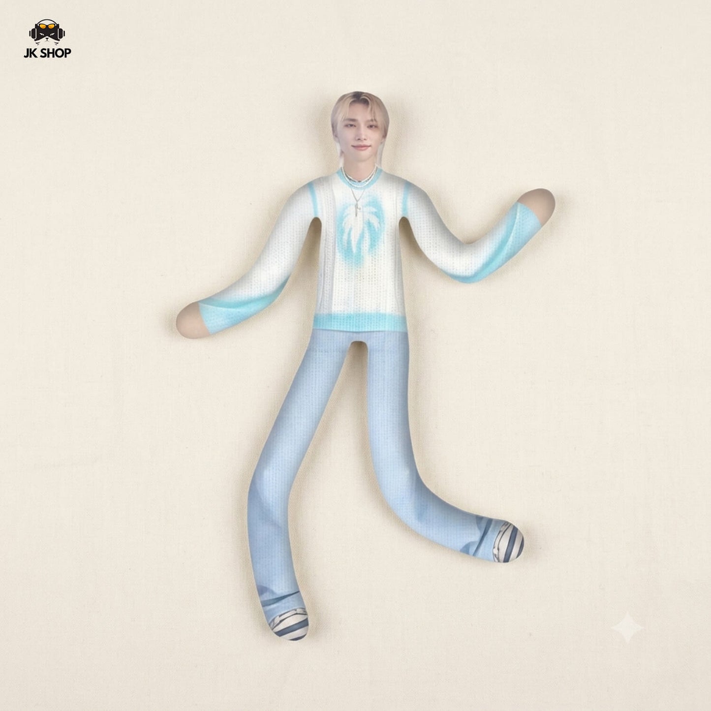 SK Meme Goofy Posable Noodle Doll