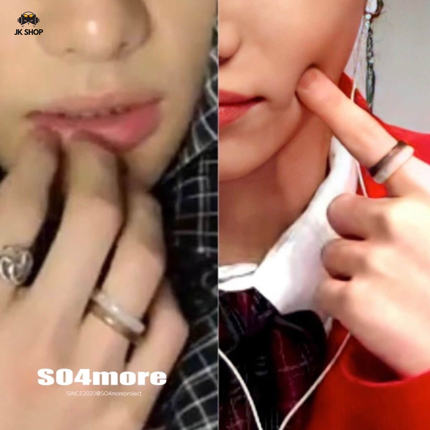 SK Felix&Hyunjin Transparent Love Ring