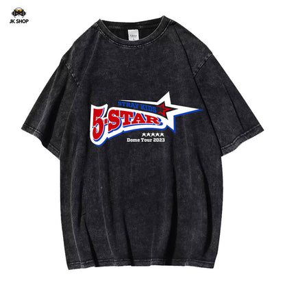 StrayKids Dome Tour Vintage Washed T-Shirt