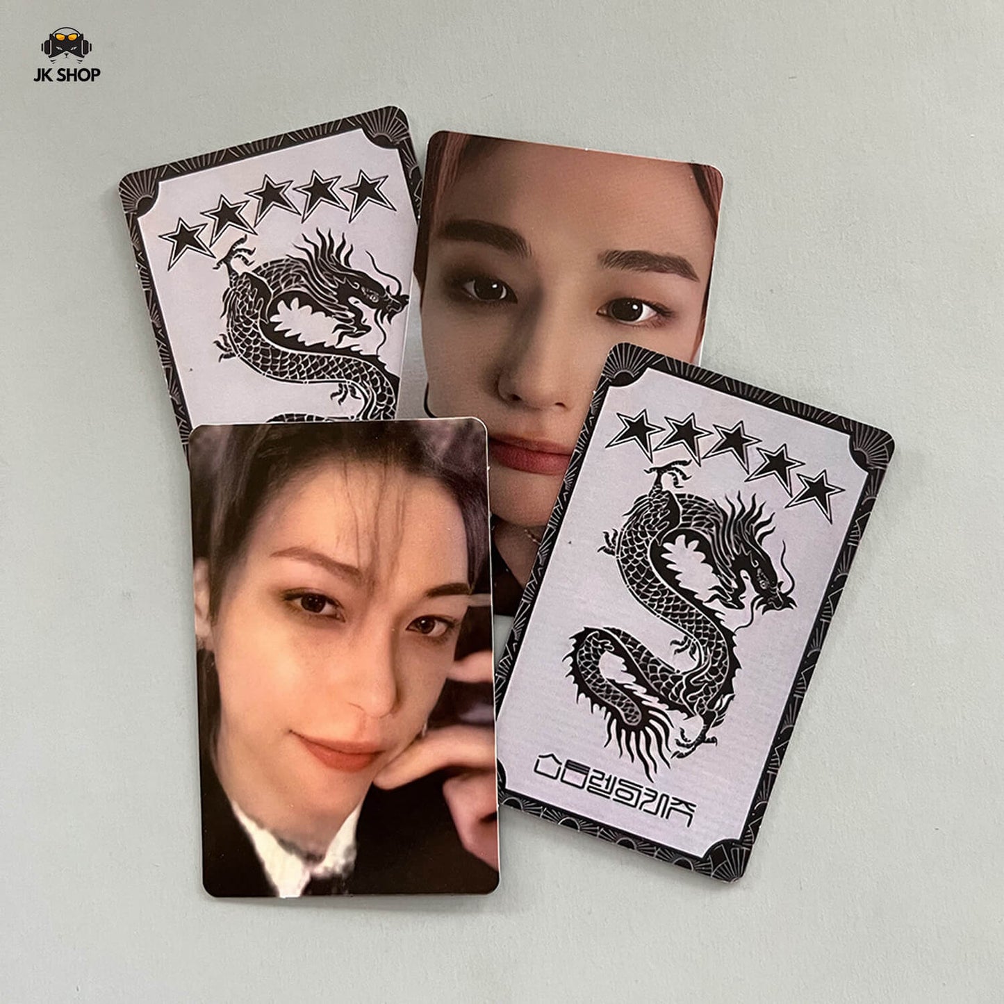 StrayKids 5 Star White Dragon Photo Card