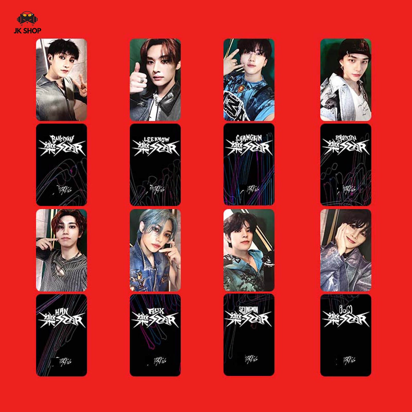 StrayKids Rockstar Bonus Photocards Collection<15 More New Release>