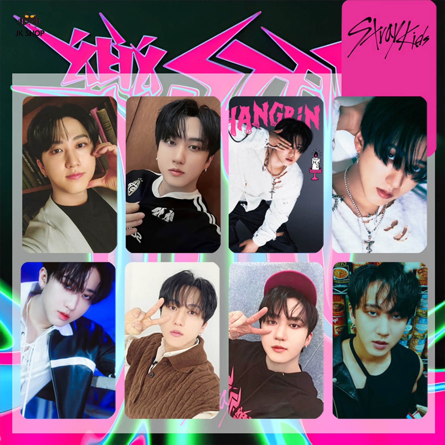 StrayKids RockStar Photocards Collection