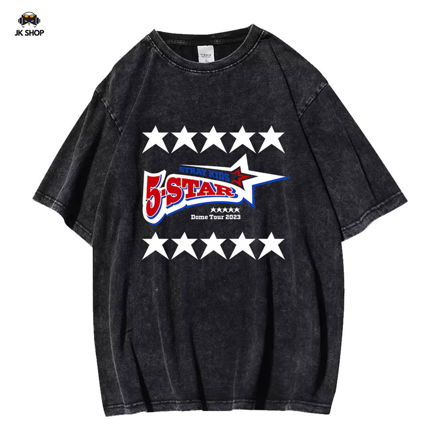 StrayKids Dome Tour Vintage Washed T-Shirt