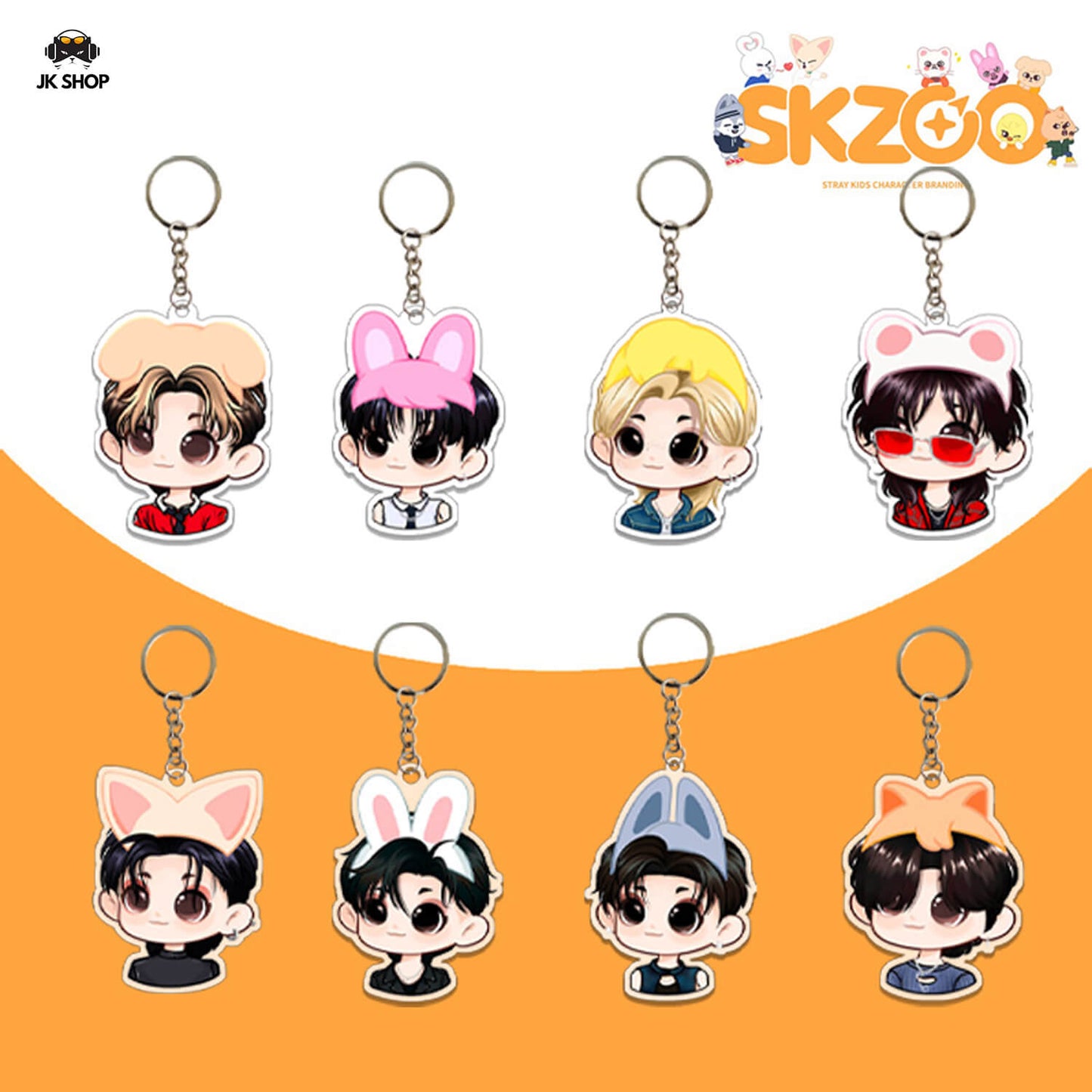 SKZOO Acrylic Charm Keychain (New)