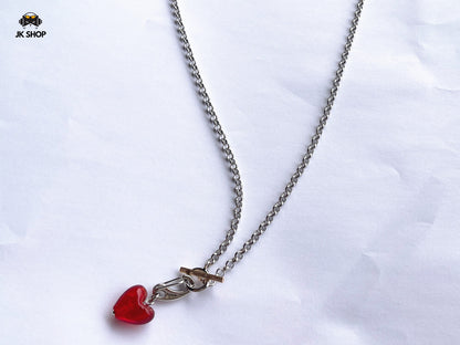 StrayKids Hyunjin&Felix Red Heart Necklaces