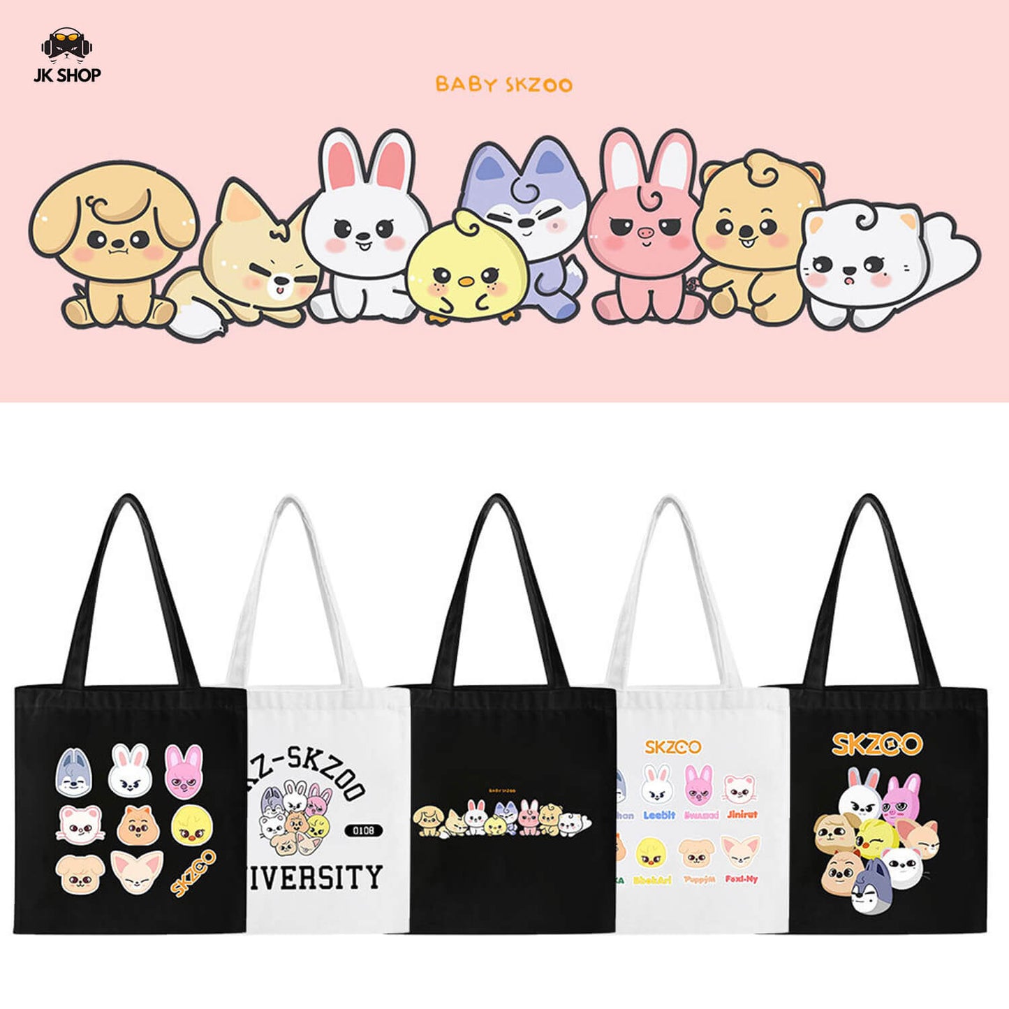 StrayKids Baby SKzoo Totebag