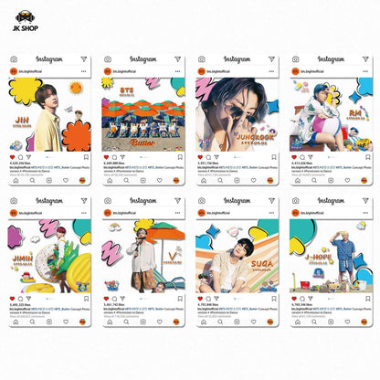 BTS Transparent Instagram Card