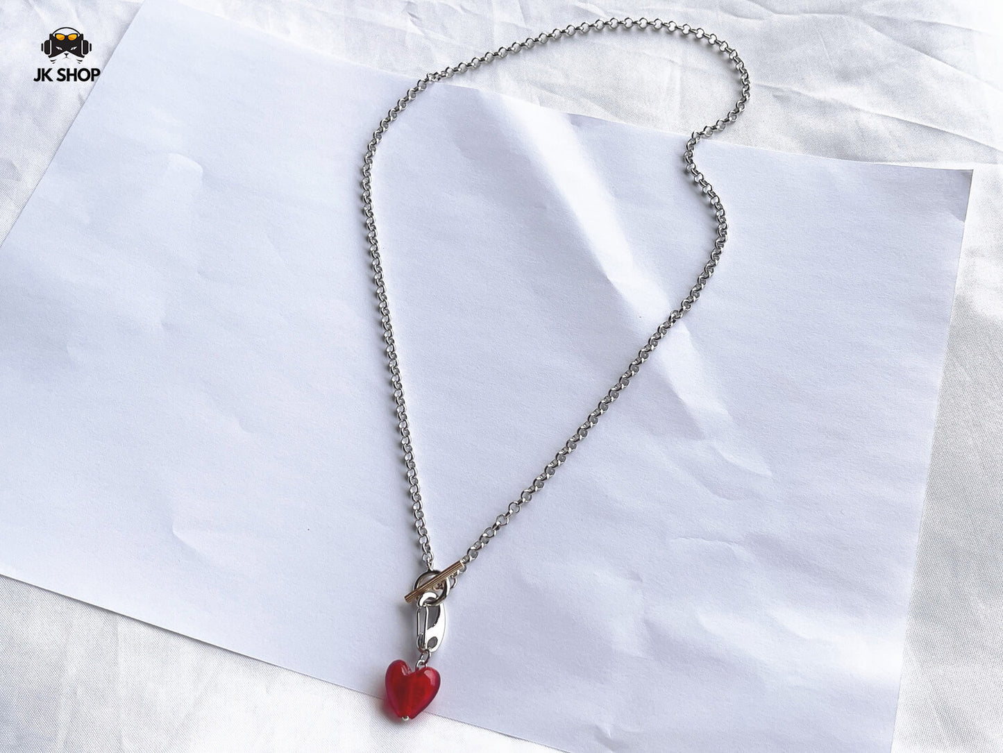 StrayKids Hyunjin&Felix Red Heart Necklaces