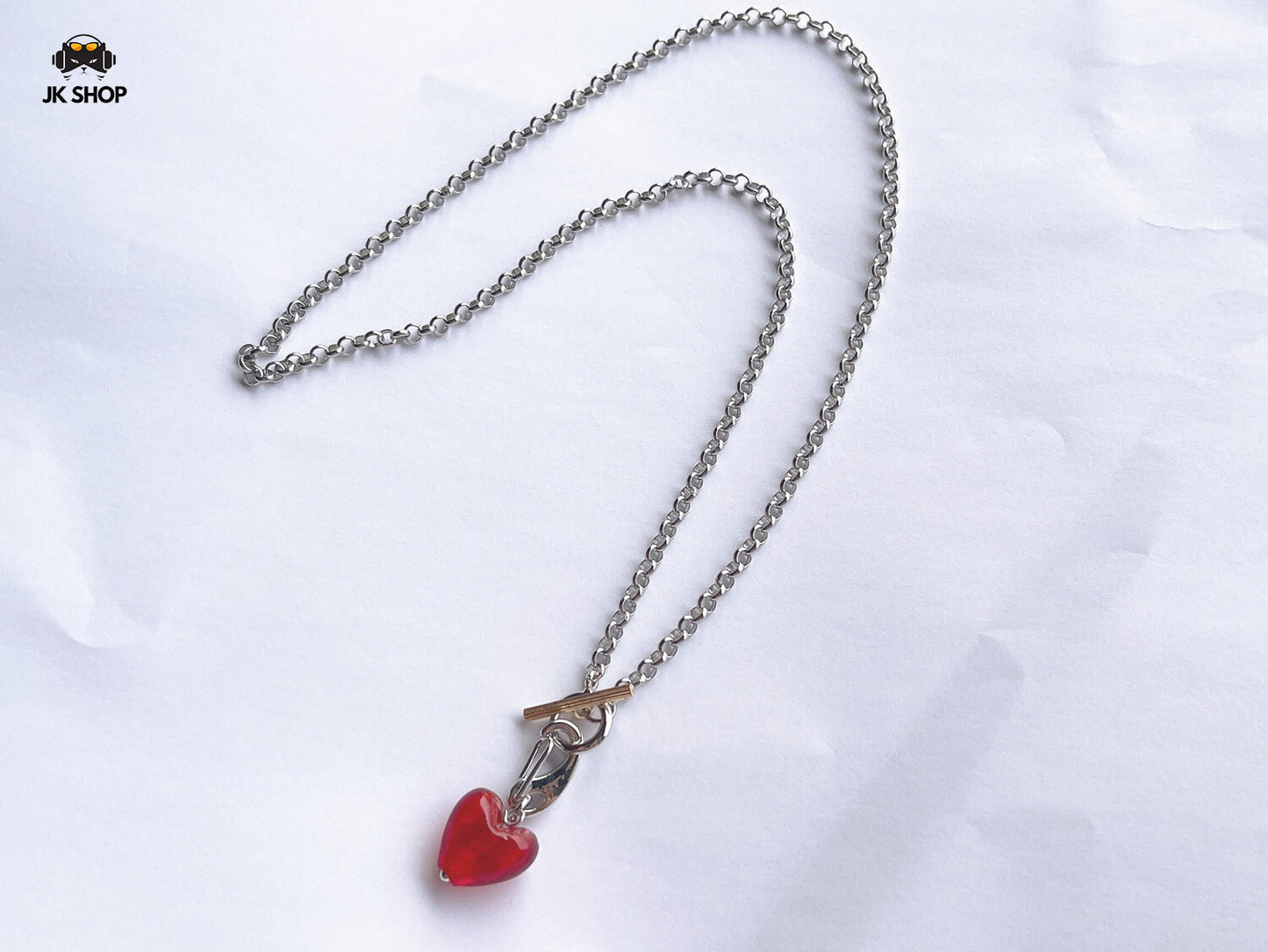 StrayKids Hyunjin&Felix Red Heart Necklaces