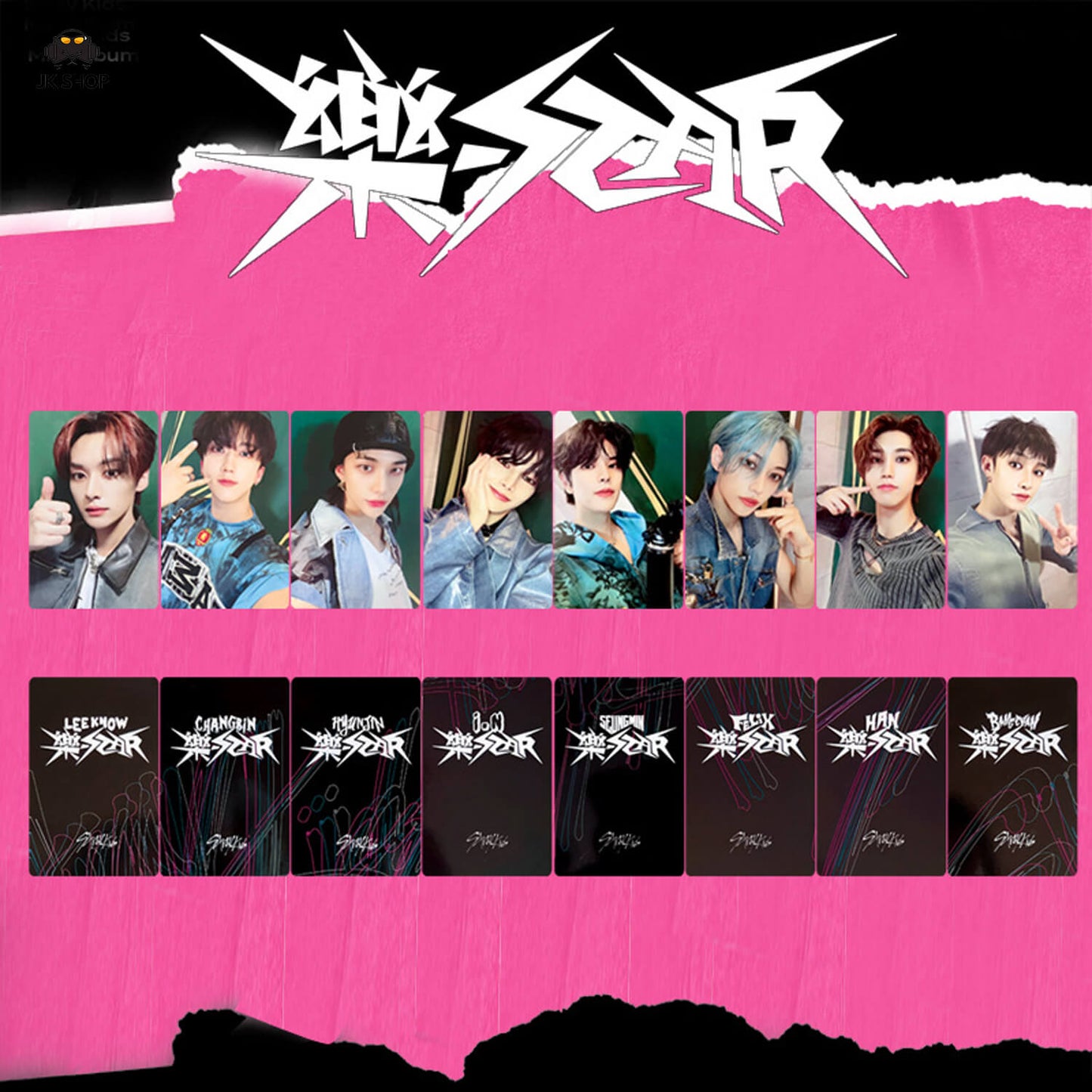 StrayKids RockStar Photocards Collection