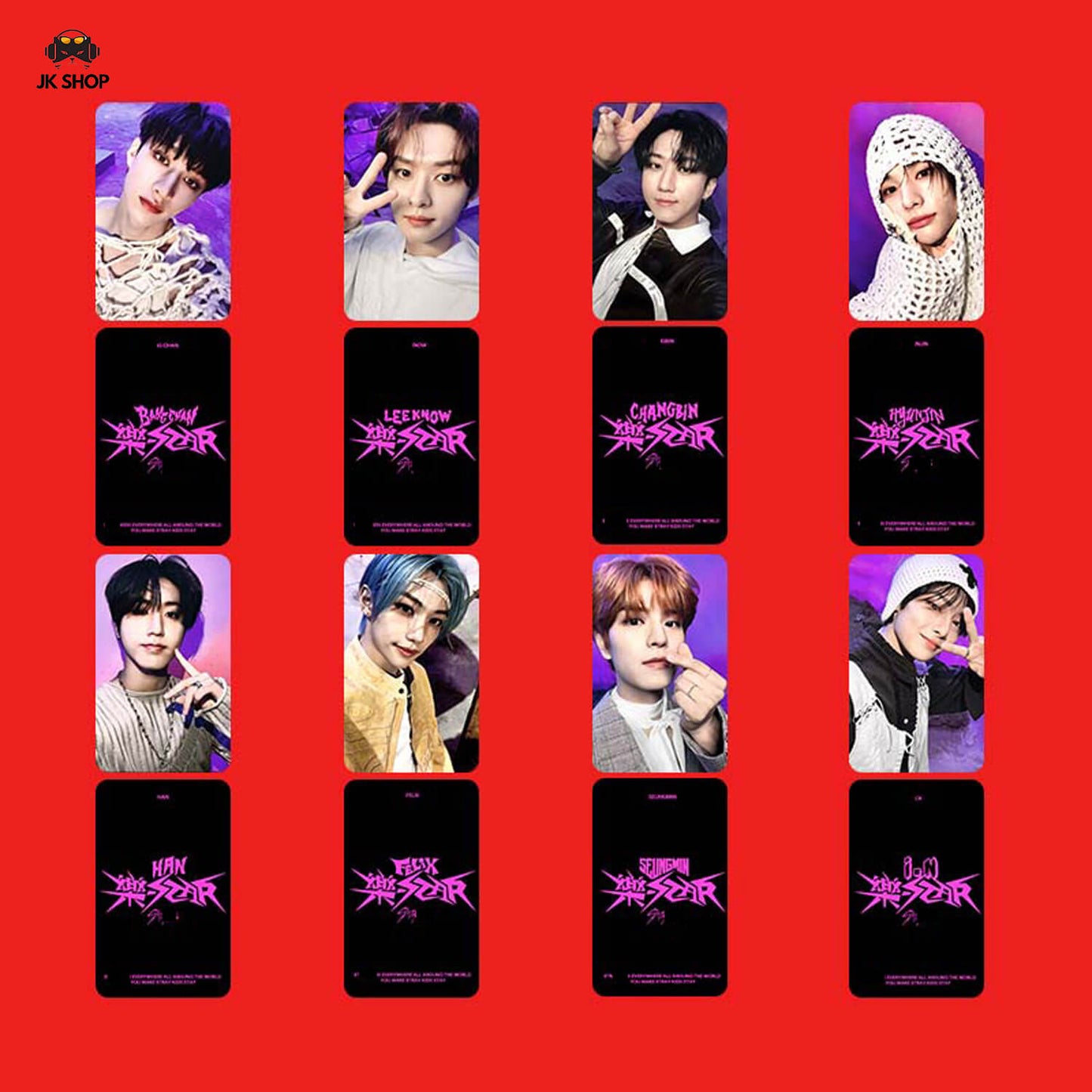 StrayKids Rockstar Bonus Photocards Collection<15 More New Release>