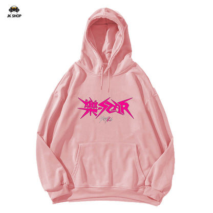 StrayKids RockStar LOGO Hoodie Collection