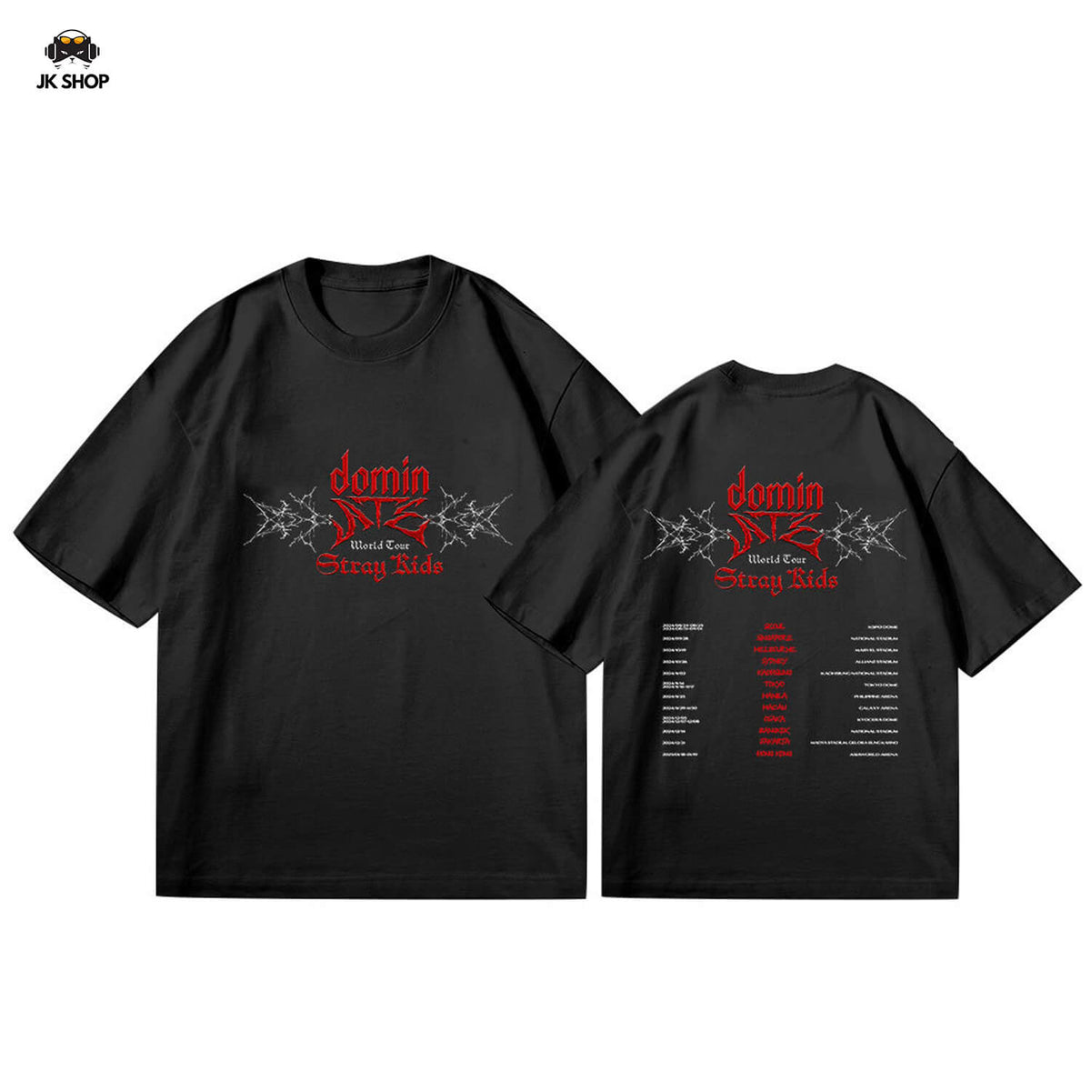 StrayKids dominATE Tour Pure Cotton T-Shirt – JKreativity Shop