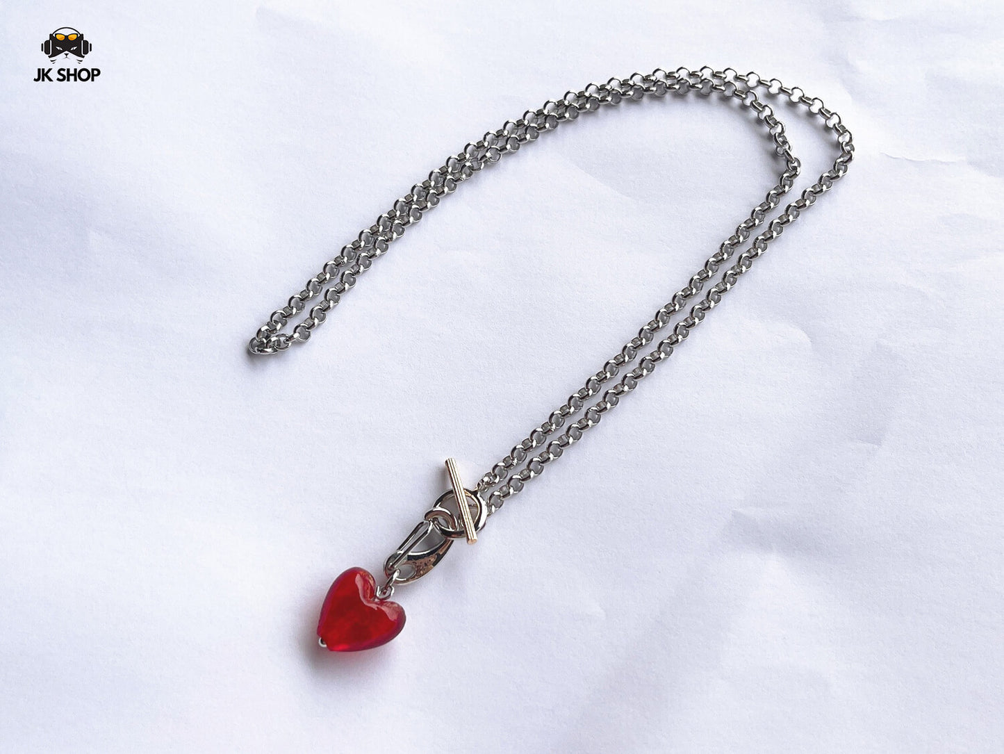 StrayKids Hyunjin&Felix Red Heart Necklaces