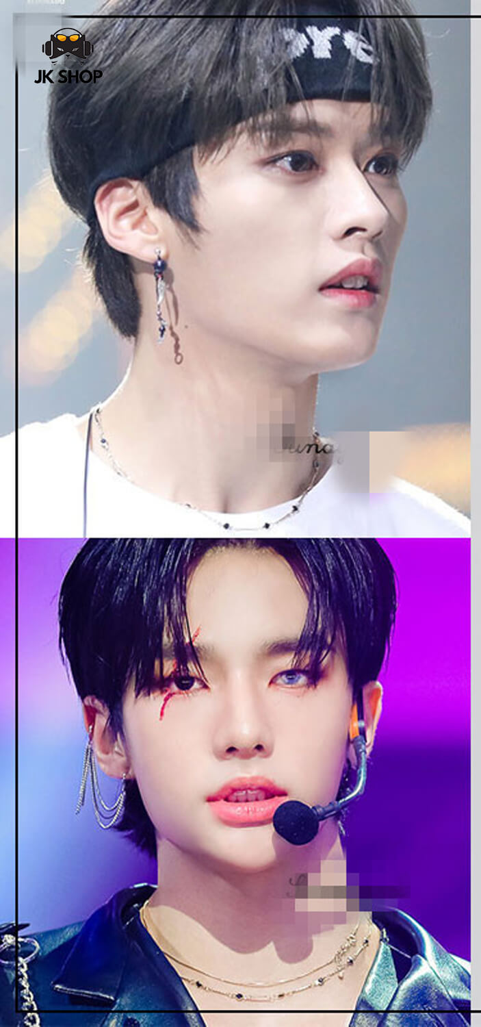 StrayKids Felix&LeeKnow Choker Necklace with Rhinestones