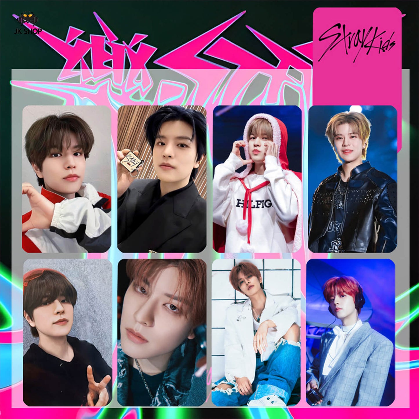 StrayKids RockStar Photocards Collection