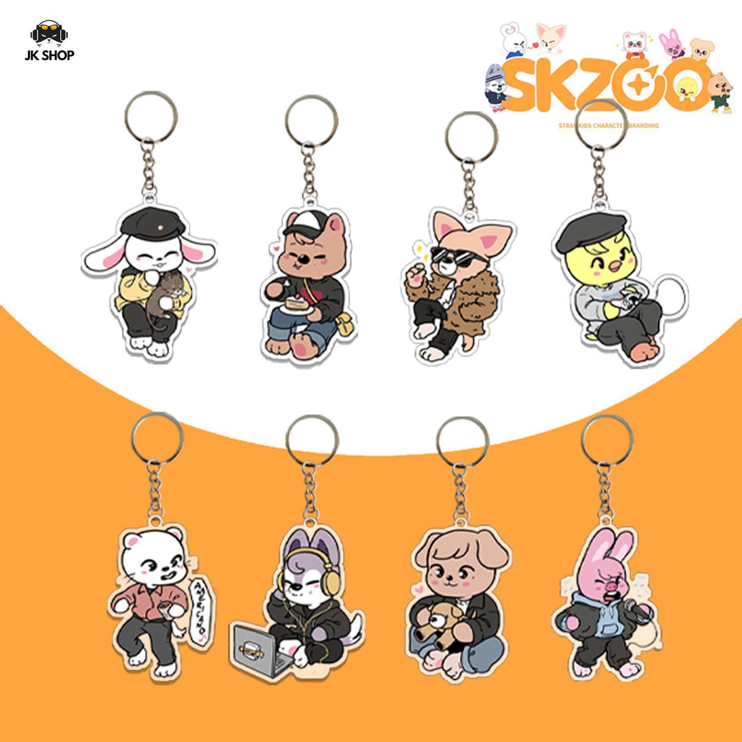 SKZOO Acrylic Charm Keychain (New)