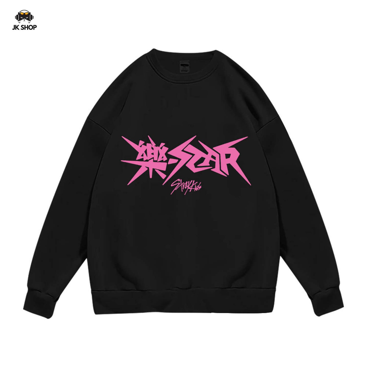 StrayKids RockStar LOGO Hoodless Hoodie Collection